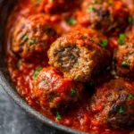 Baked-Meatball-Recipe-with-The-Best-Marinara-Sauce-Recipe