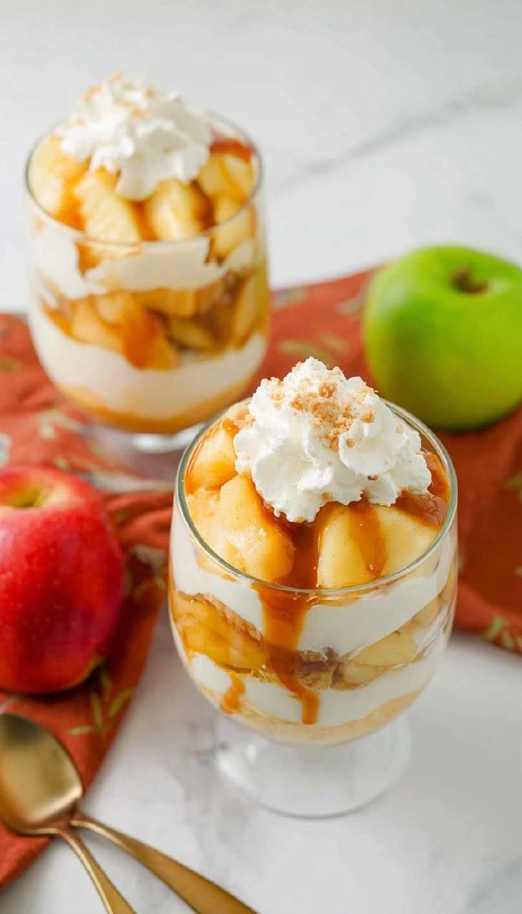 Caramel Apple Trifles