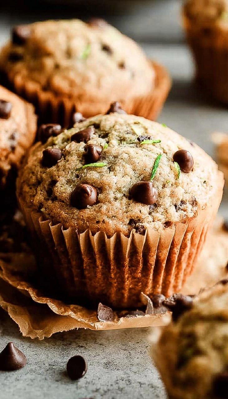 Chocolate Chip Zucchini Muffins