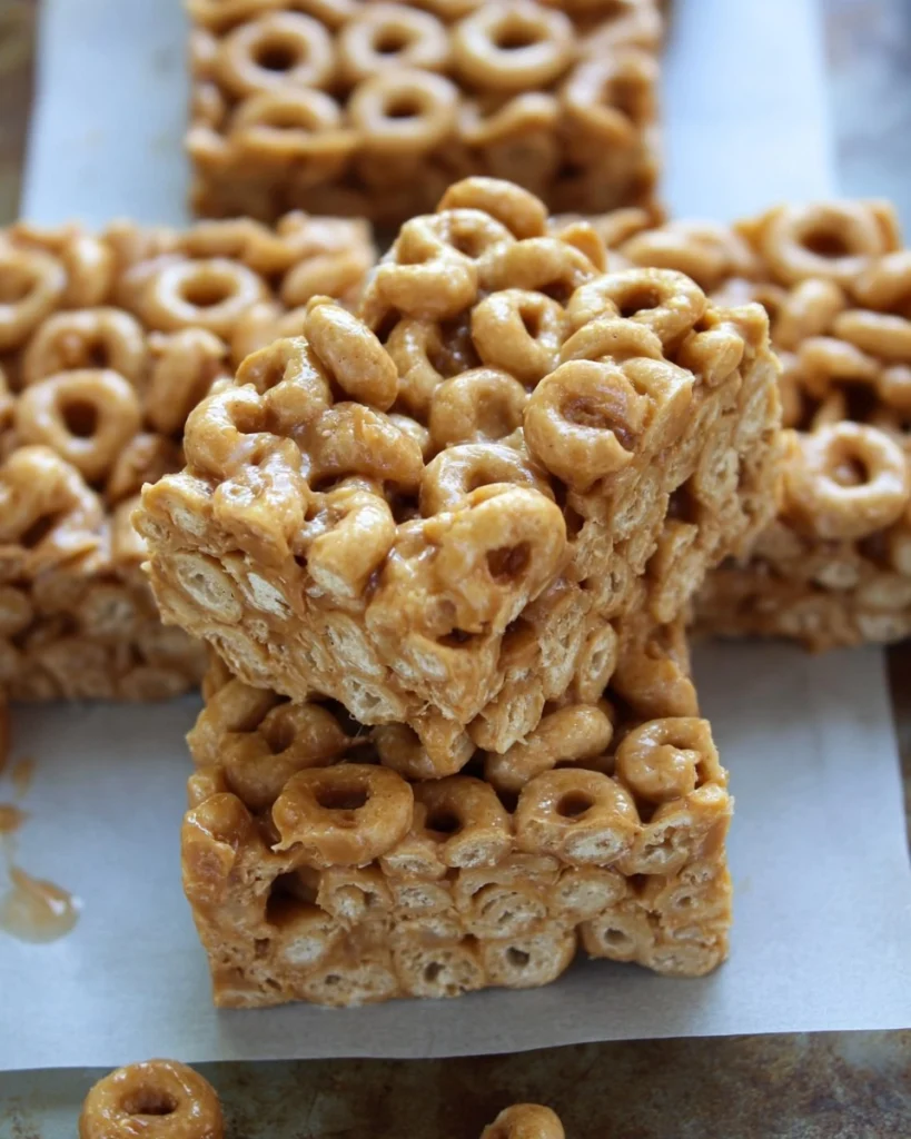 Easy-Peanut-Butter-Cheerio-Bars-Recipe
