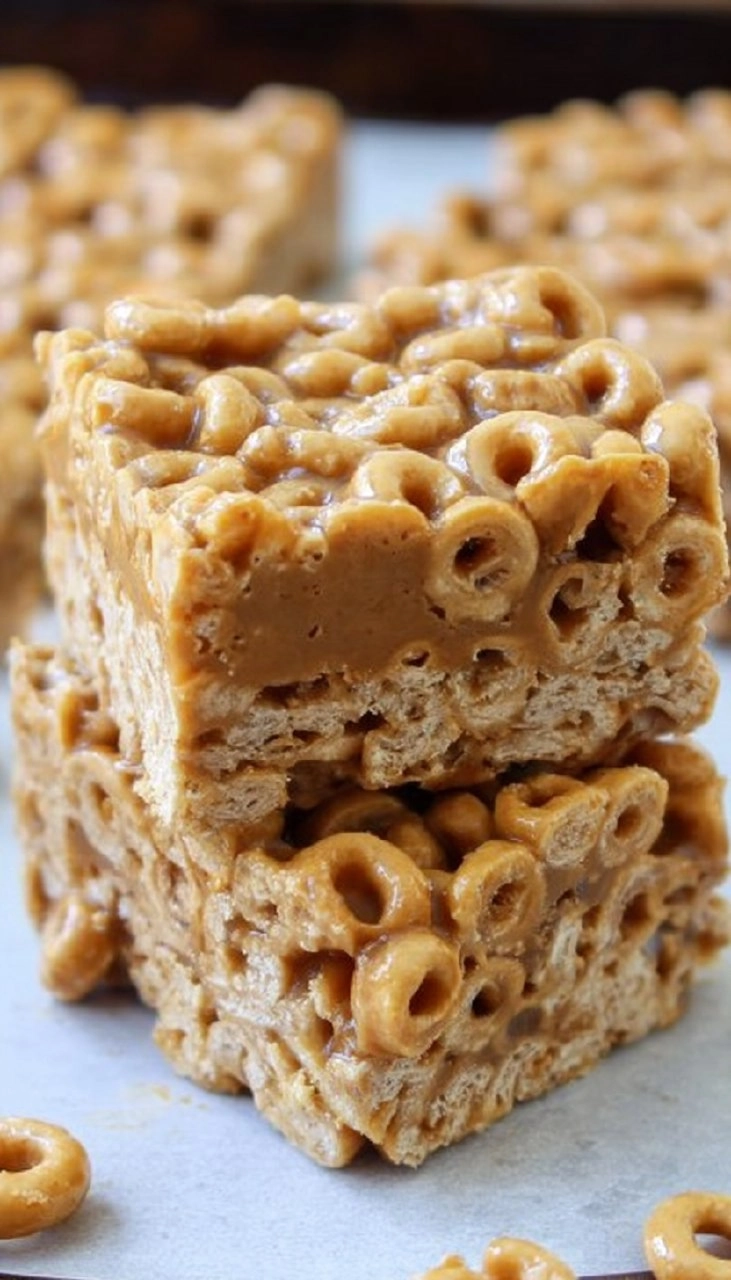 Easy Peanut Butter Cheerio Bars