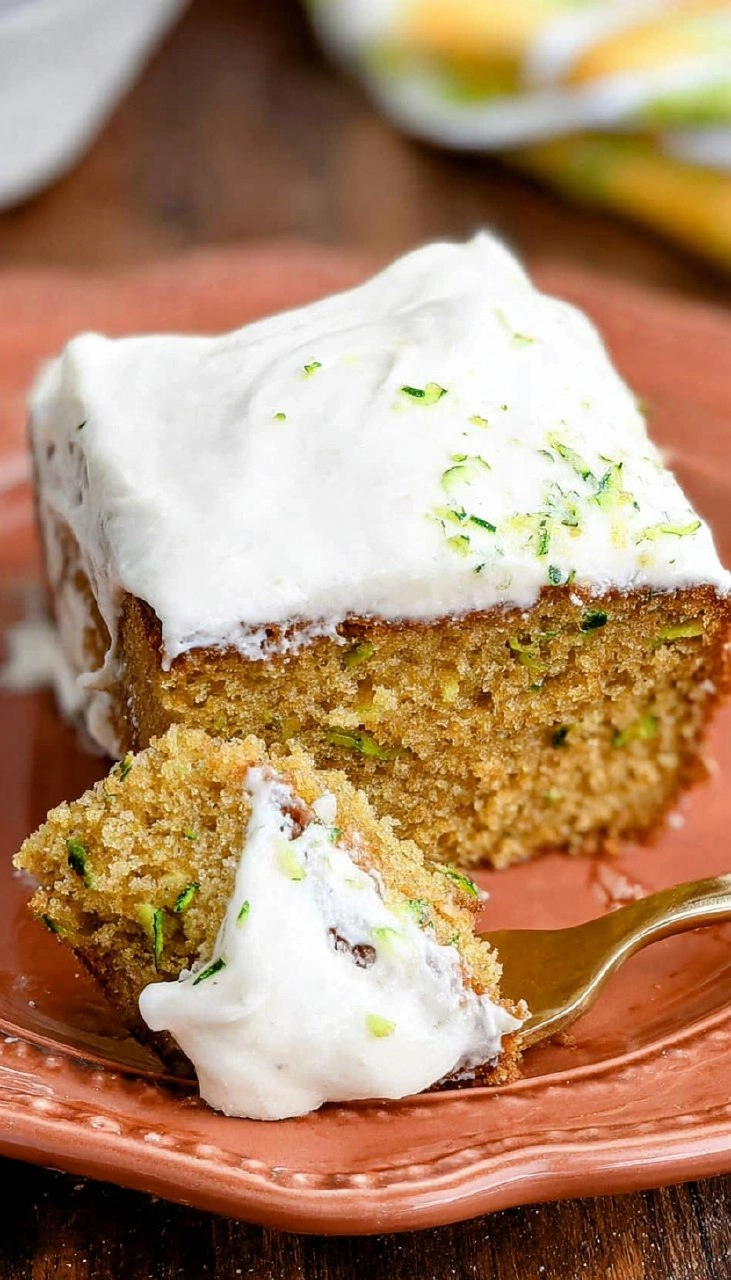 Easy Zucchini Cake With Cream Cheese Frosting
