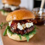 Fig-and-Bacon-Goat-Cheese-Burgers-Recipe
