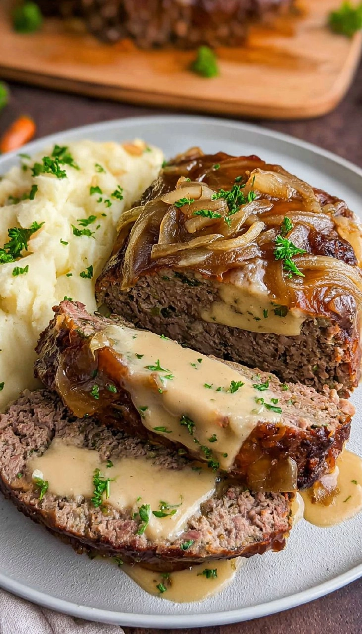 French Onion Meatloaf