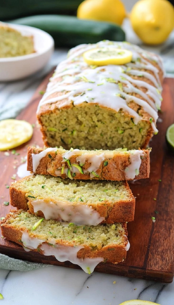Glazed Lemon Zucchini Bread 110 Glazed Lemon Zucchini Bread