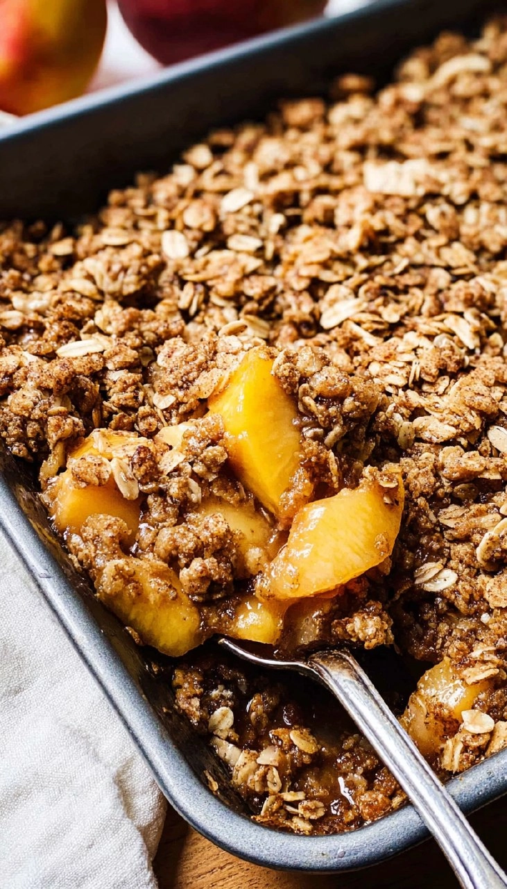 Gluten Free Peach Crisp