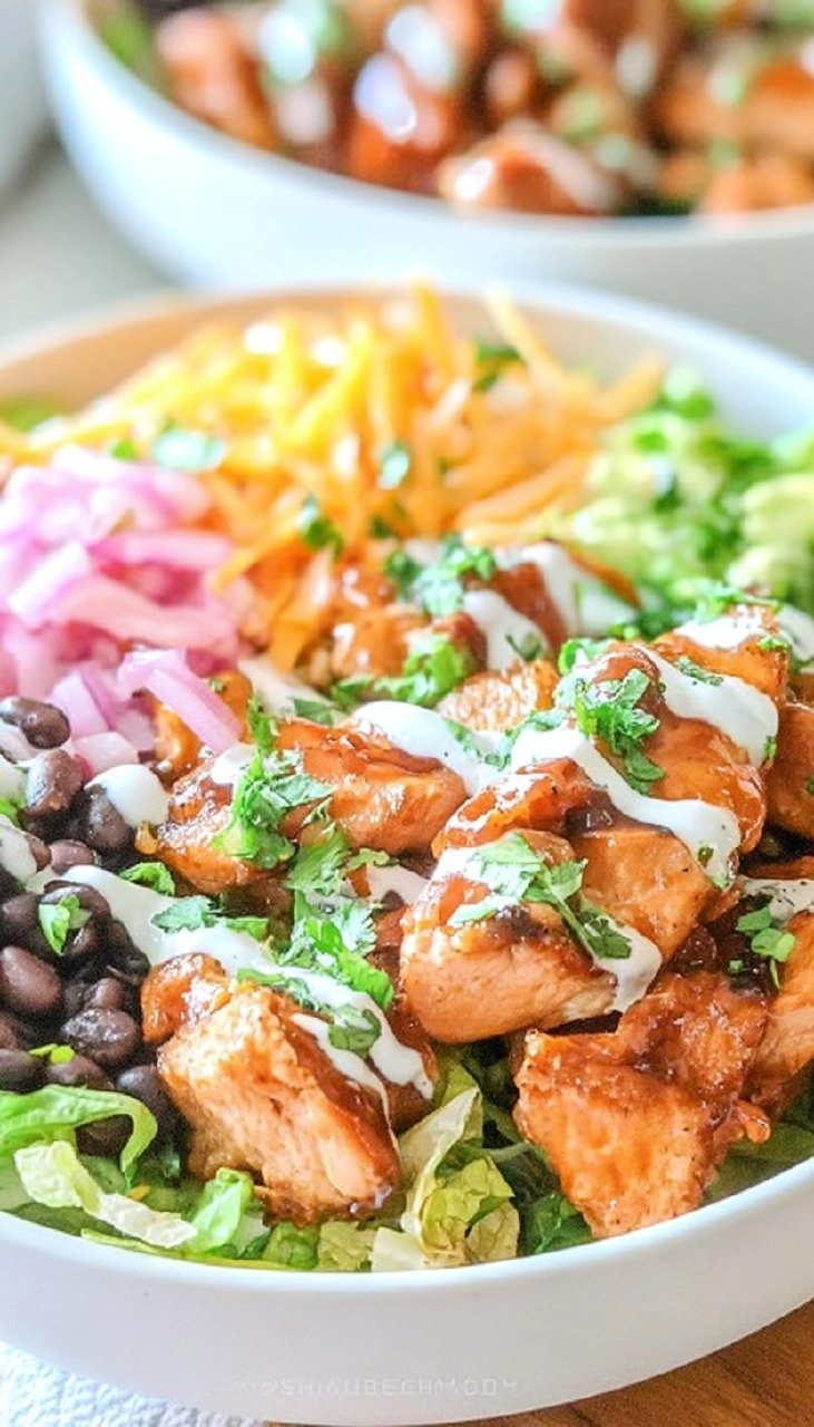 Honey BBQ Chicken Bowls