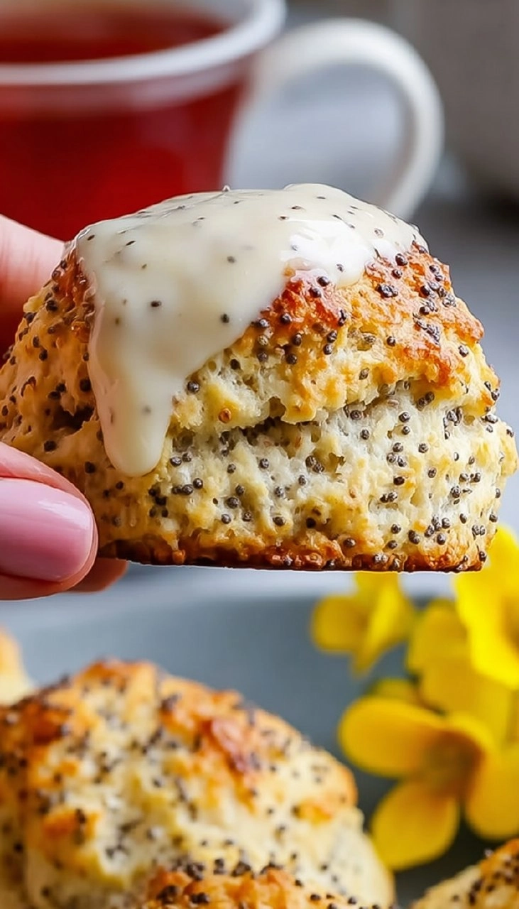Lemon Poppy Seed Scones
