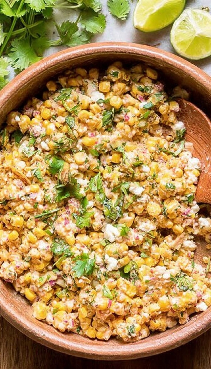Mexican Street Corn Salad Recipe (Esquites)