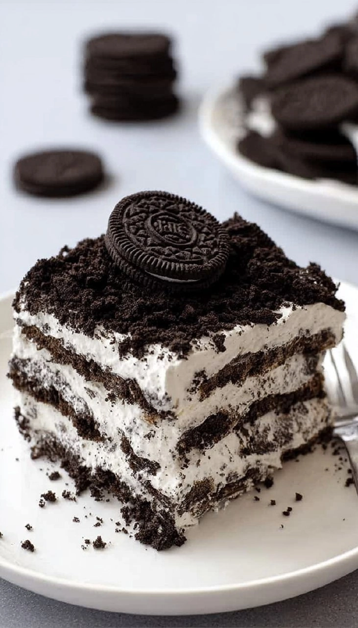 Oreo Icebox Cake