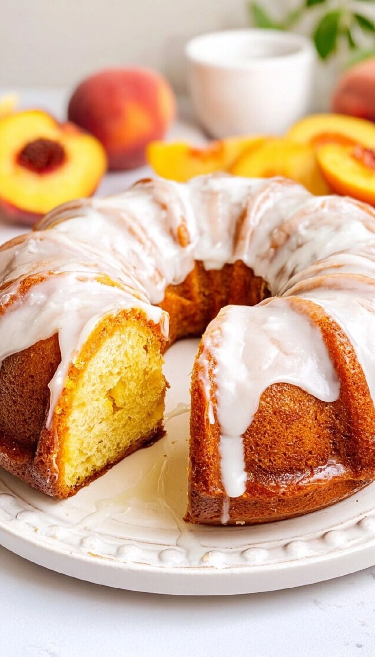 Peach Bundt Cake