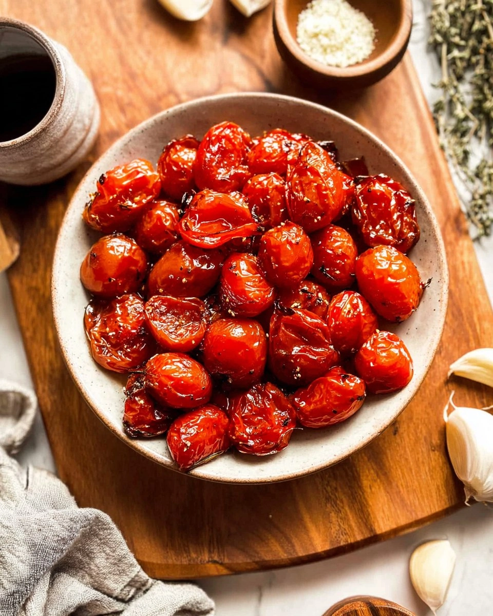 Roasted Cherry Tomatoes with Garlic