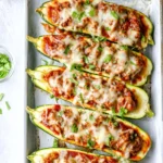 Sausage-Stuffed-Zucchini-Boats-Recipe
