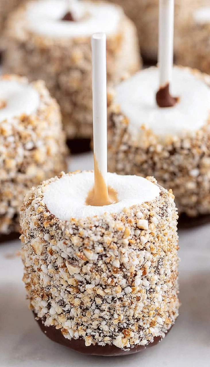 Smores Marshmallow Pops