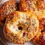 Strawberry-Cottage-Cheese-Bagels-Recipe