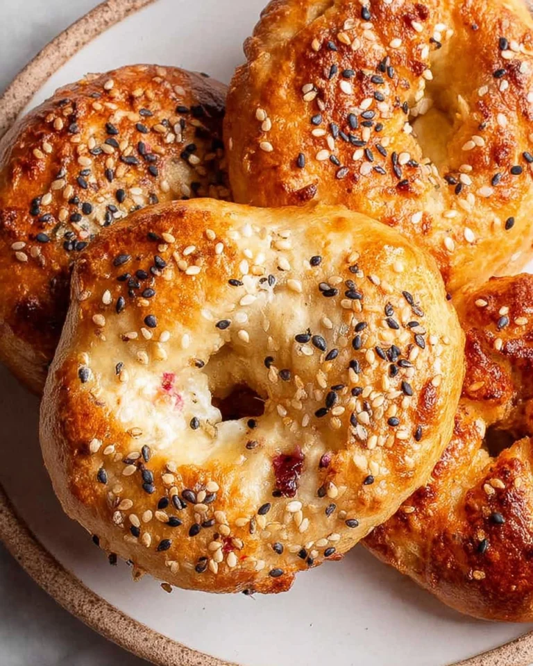 Strawberry-Cottage-Cheese-Bagels-Recipe