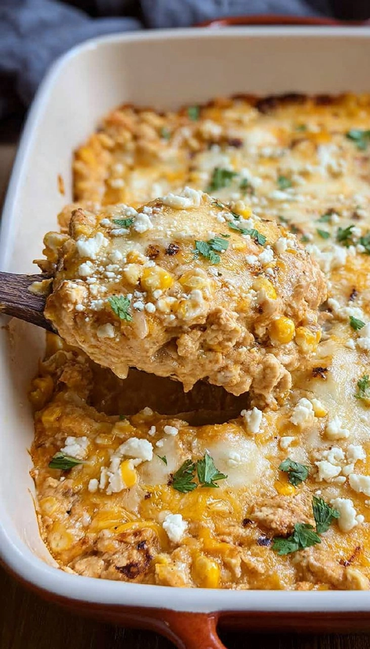 Street Corn Chicken Casserole