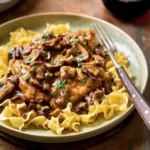 Easy-Chicken-Marsala-with-The-BEST-Buttered-Noodles-Recipe