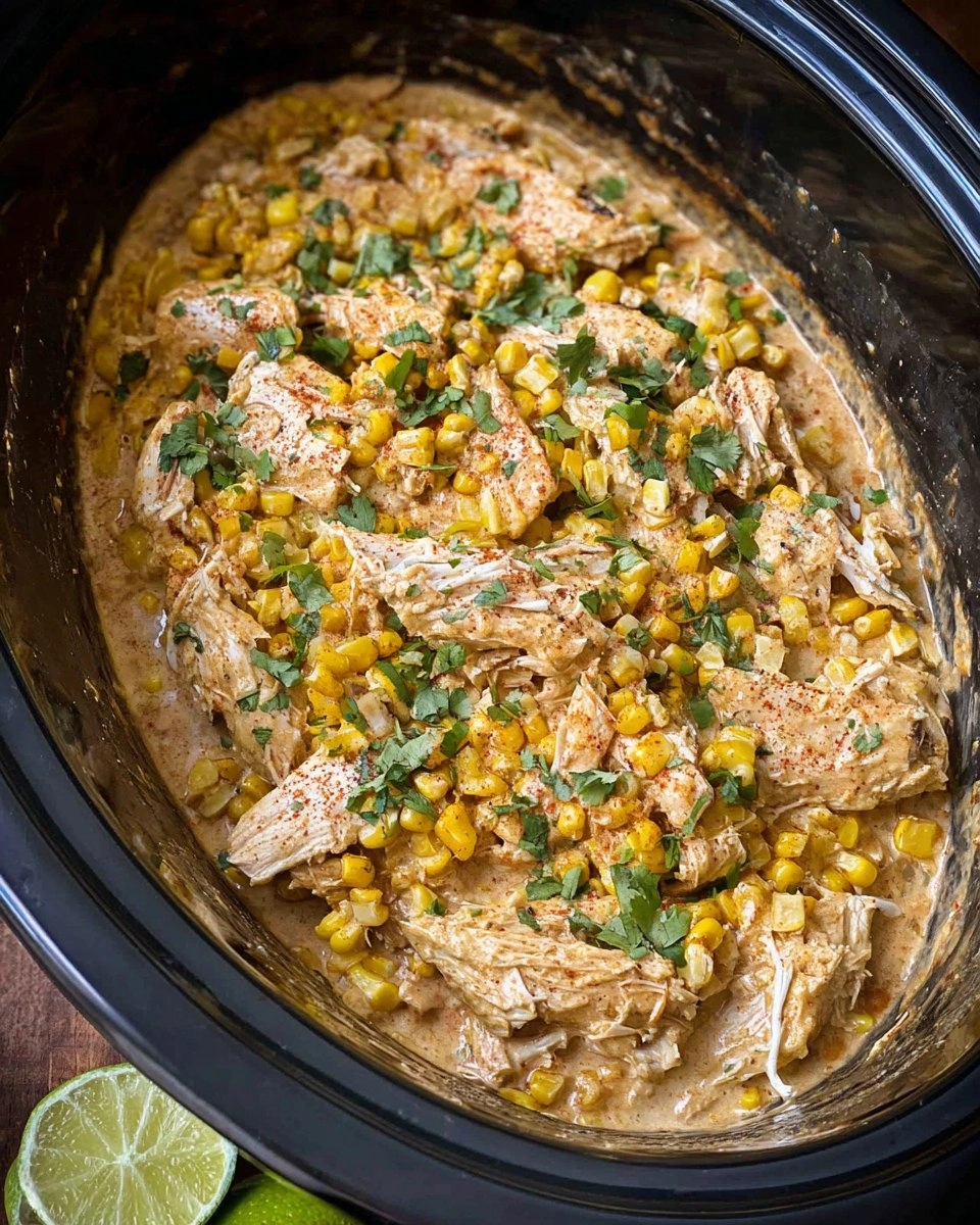 Slow Cooker Street Corn Chicken