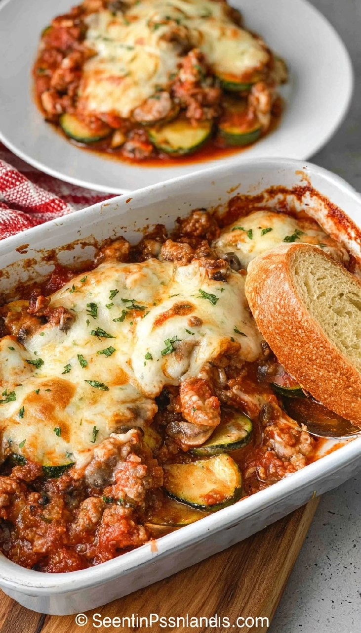 Zucchini Hamburger Casserole
