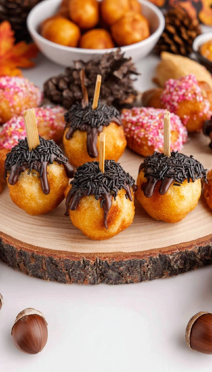 Acorn Donut Holes