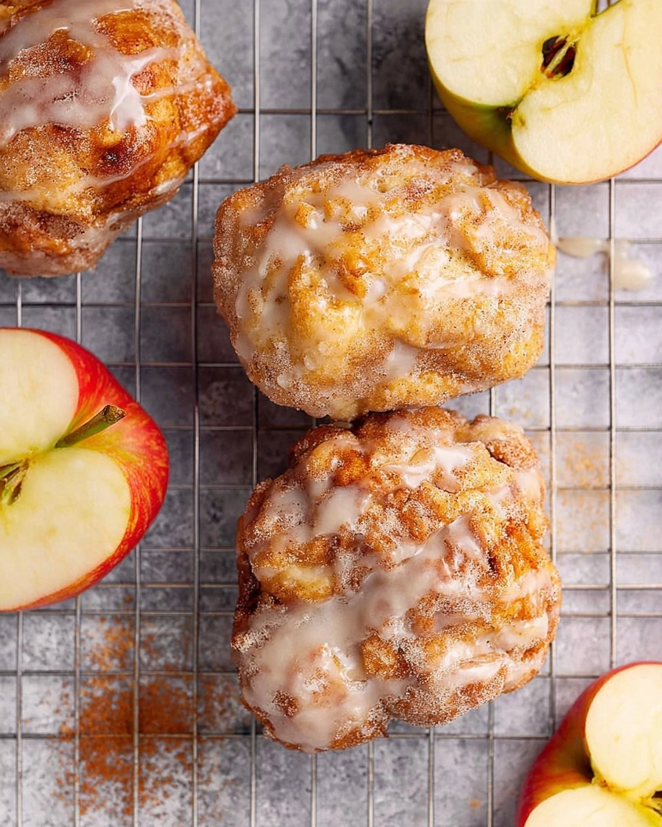 Air Fryer Apple Fritters (With Glaze)