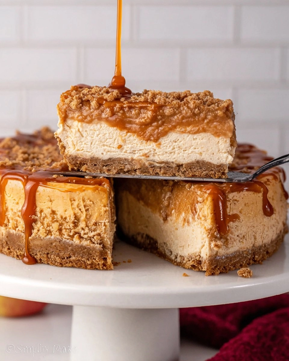 Amazing Caramel Apple Cheesecake