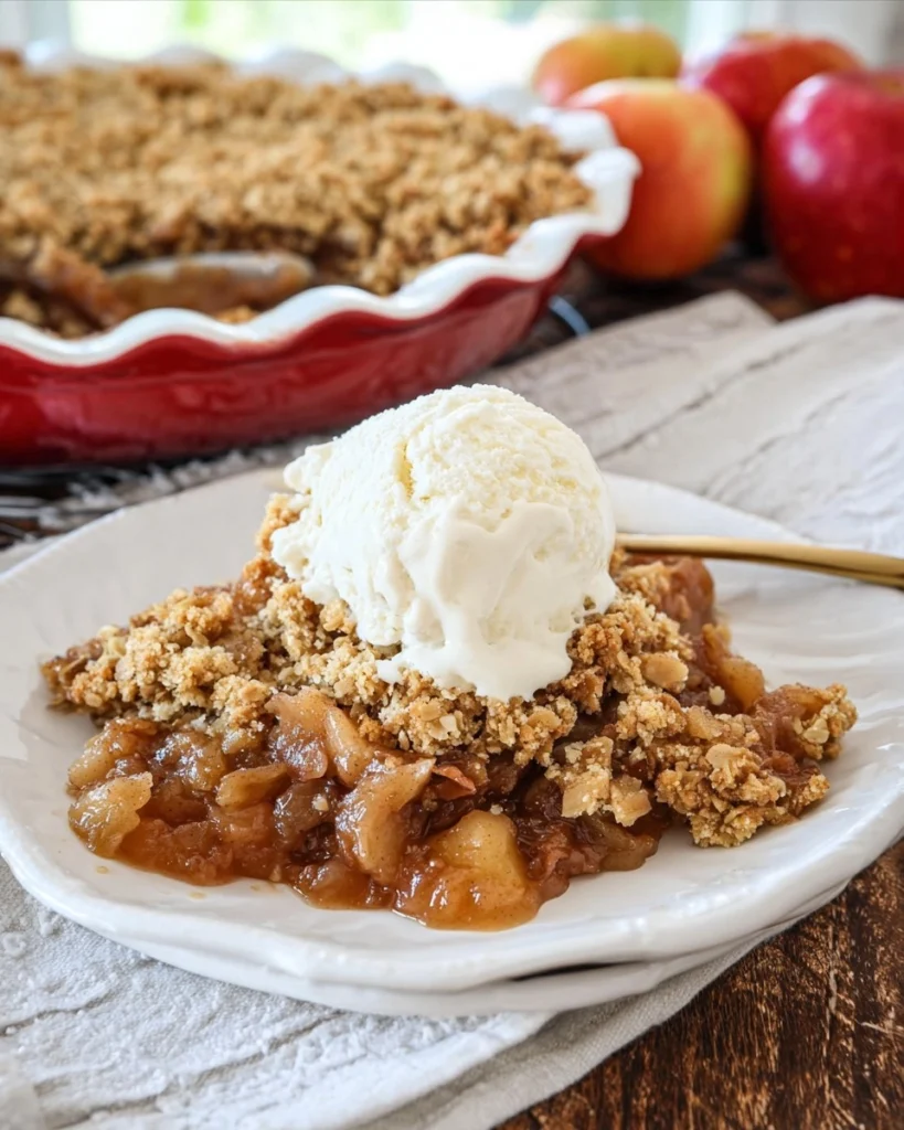 Apple-Crisp-with-Betty-Crocker-Oatmeal-Cookie-Mix-Recipe