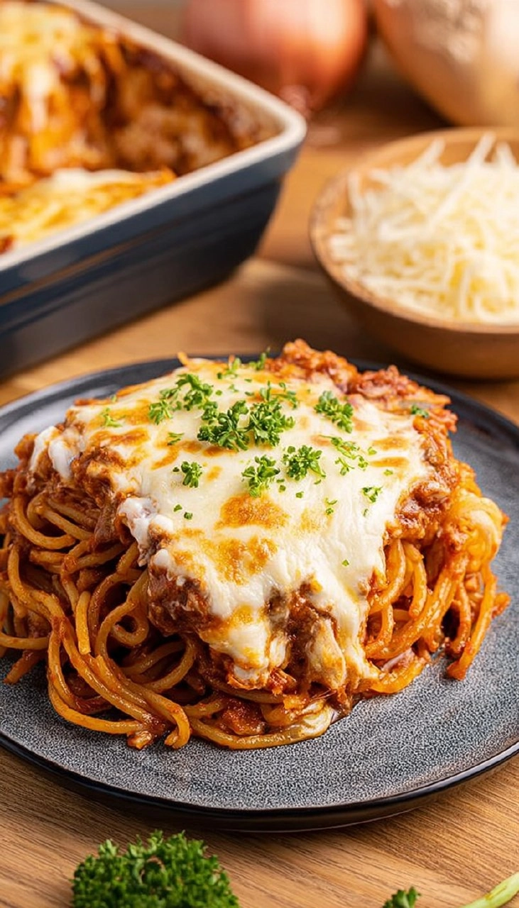 Baked Spaghetti with Cream Cheese 120 Baked Spaghetti with Cream Cheese