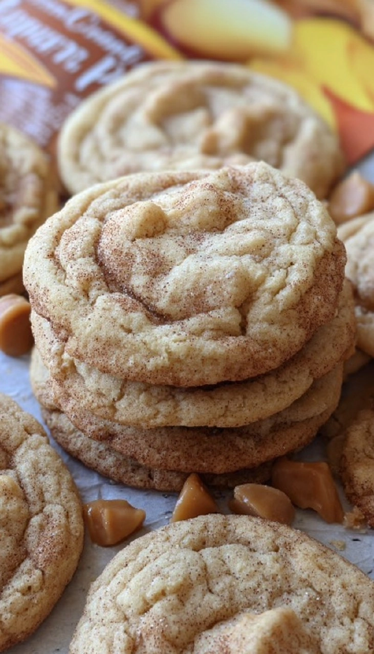Caramel Apple Cider Cookies