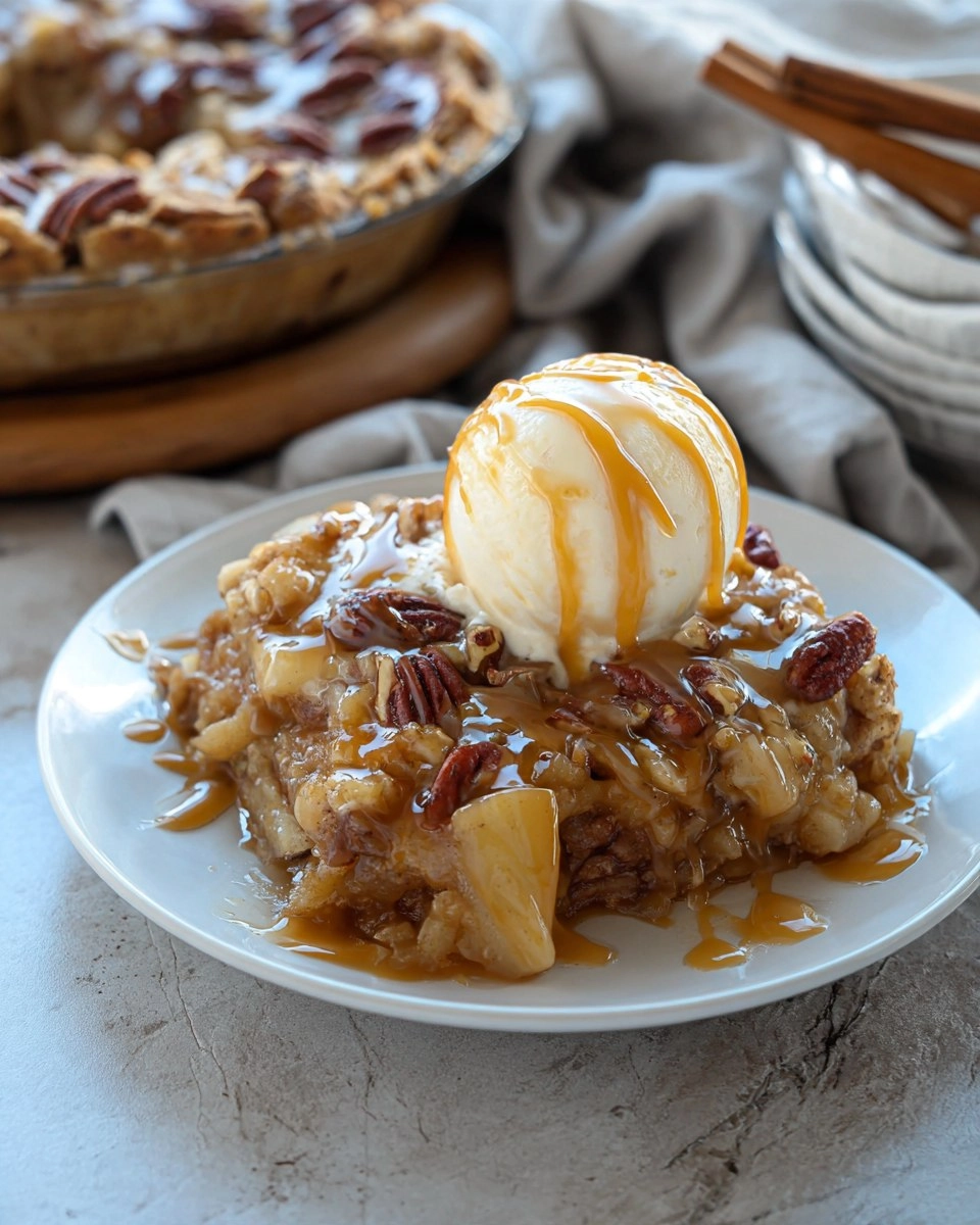 Cinnamon Roll Apple Pie