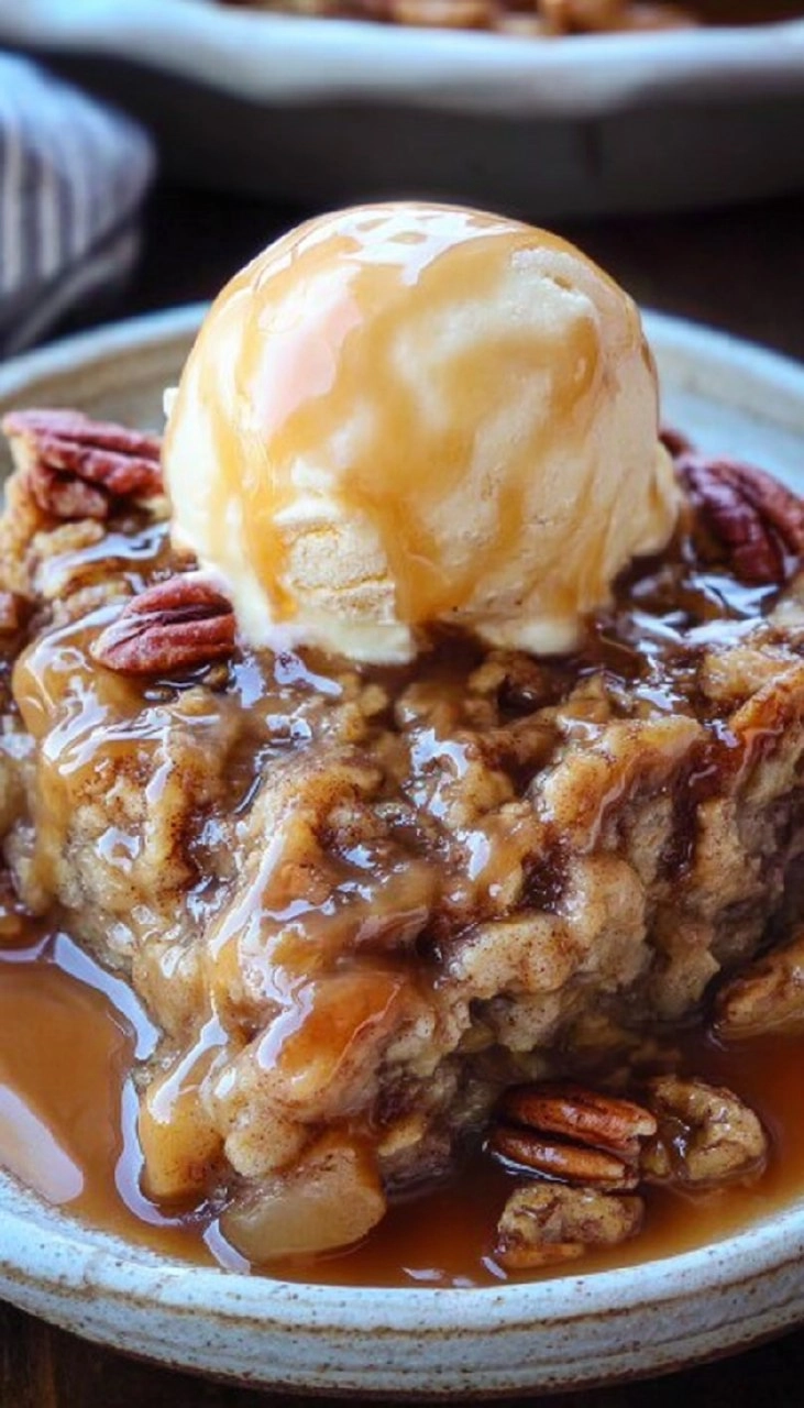 Cinnamon Roll Apple Pie