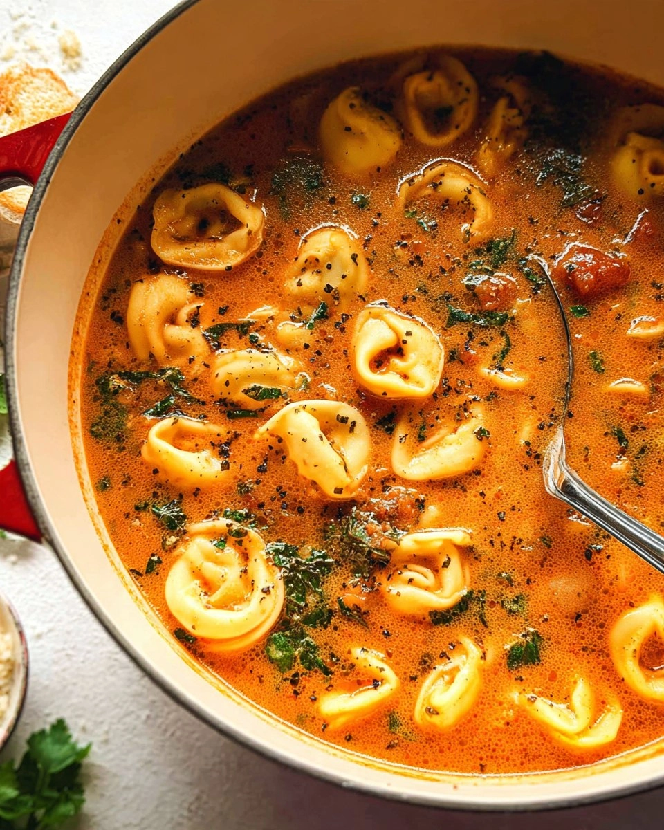 Creamy Tortellini Soup