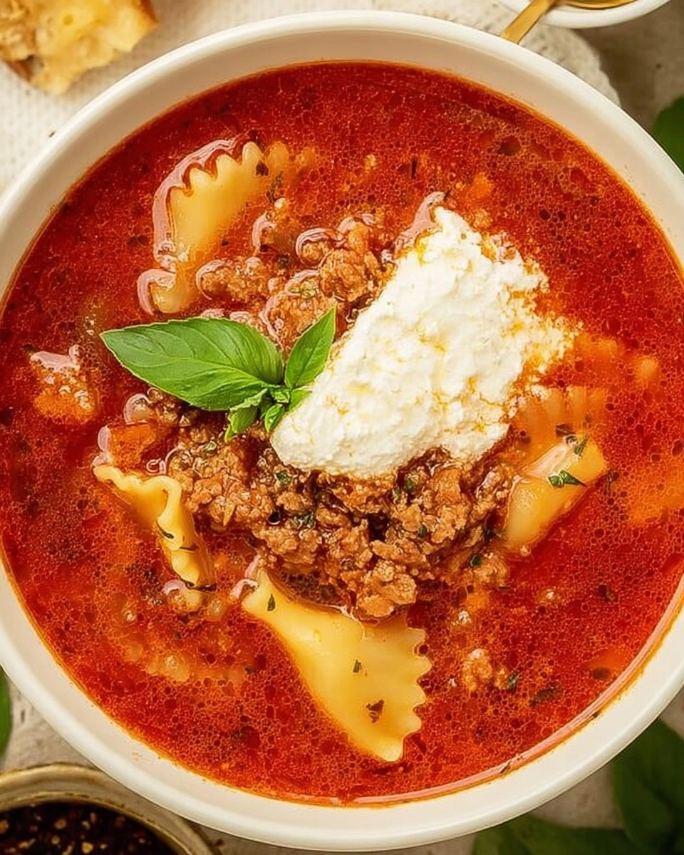 Crockpot Lasagna Soup