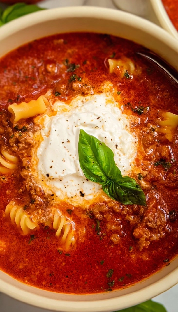 Crockpot Lasagna Soup