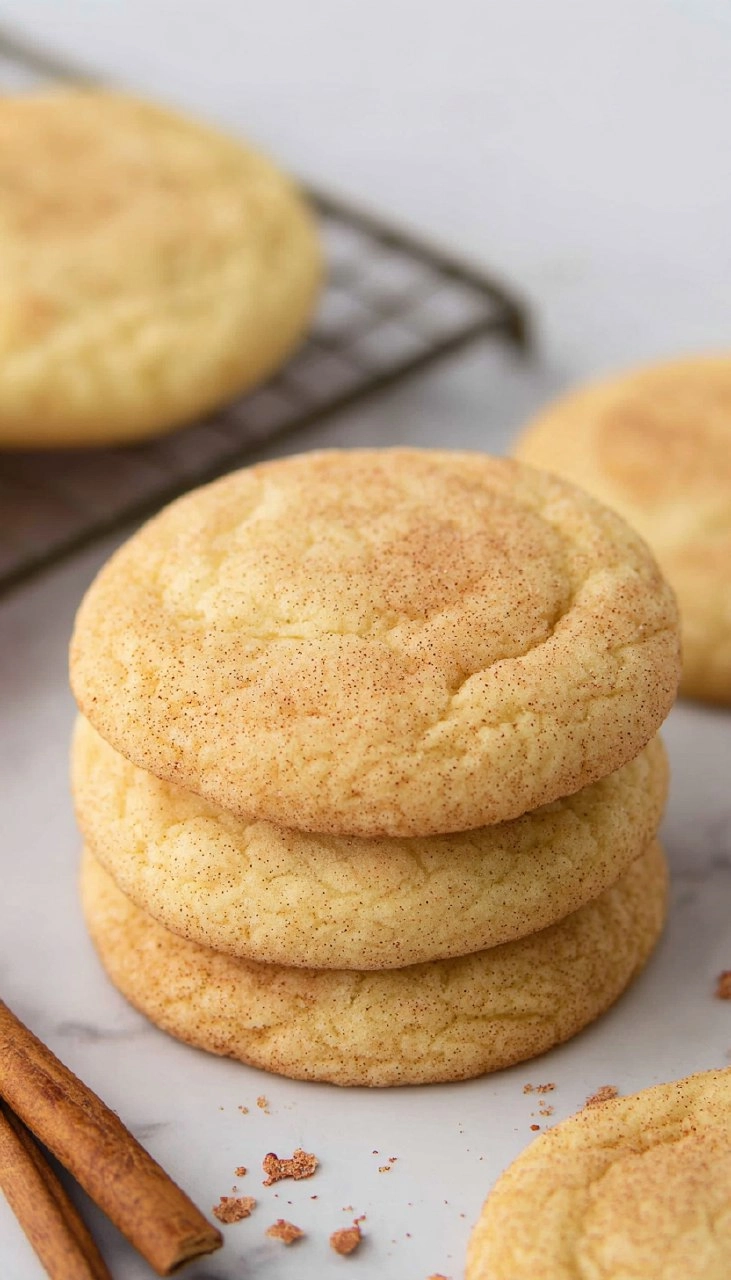 Fall Spice Snickerdoodle Cookies