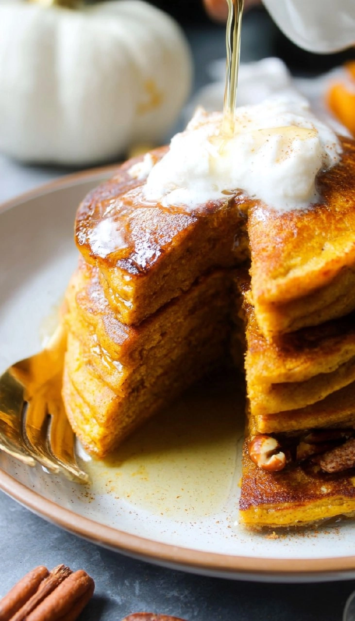 Fluffy Pumpkin Pancakes