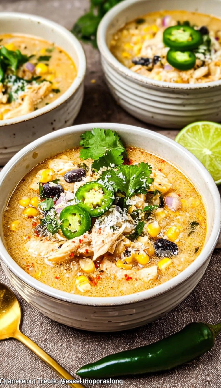 Mexican Street Corn White Chicken Chili (Tex-Mex Style)