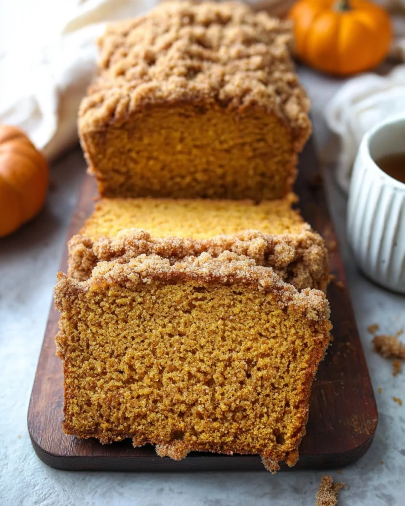 Pumpkin-Bread-with-Crumb-Topping-Recipe