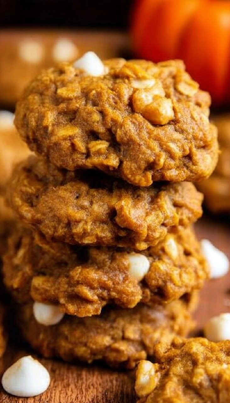 Pumpkin Oatmeal Cookies