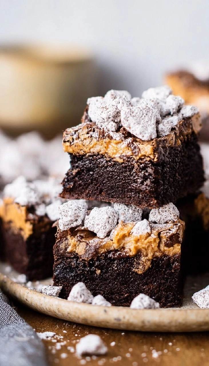 Puppy Chow Brownies