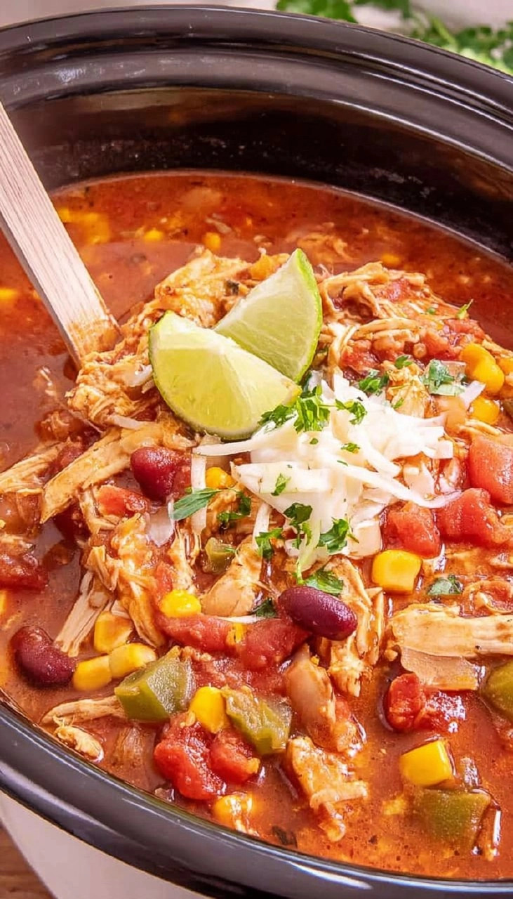 Slow Cooker Chicken Chili