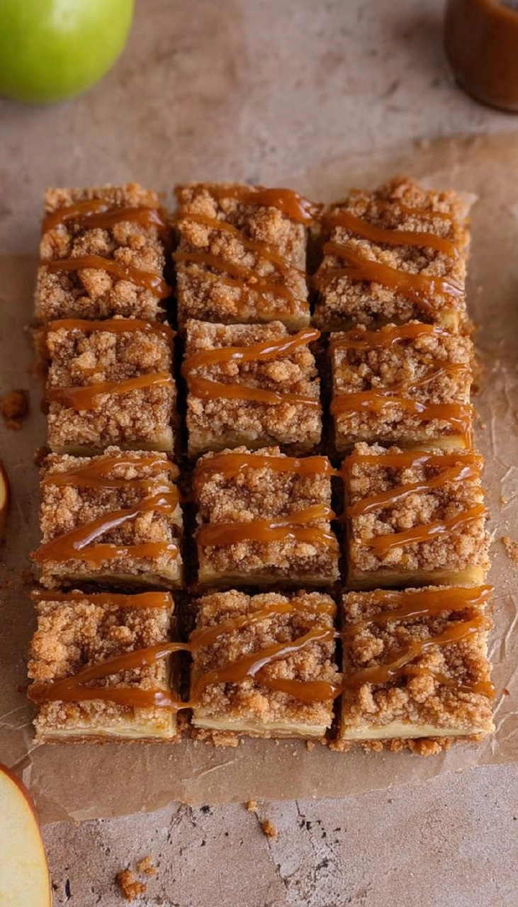 Apple Cheesecake Bars with Streusel Crumble Topping