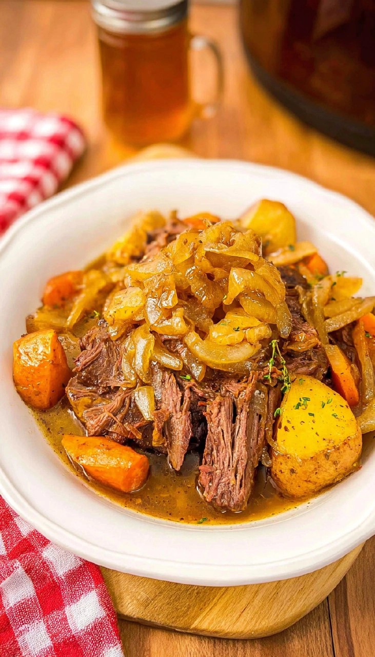 Crockpot French Onion Pot Roast