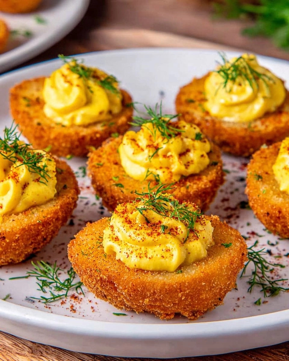 Fried Deviled Eggs