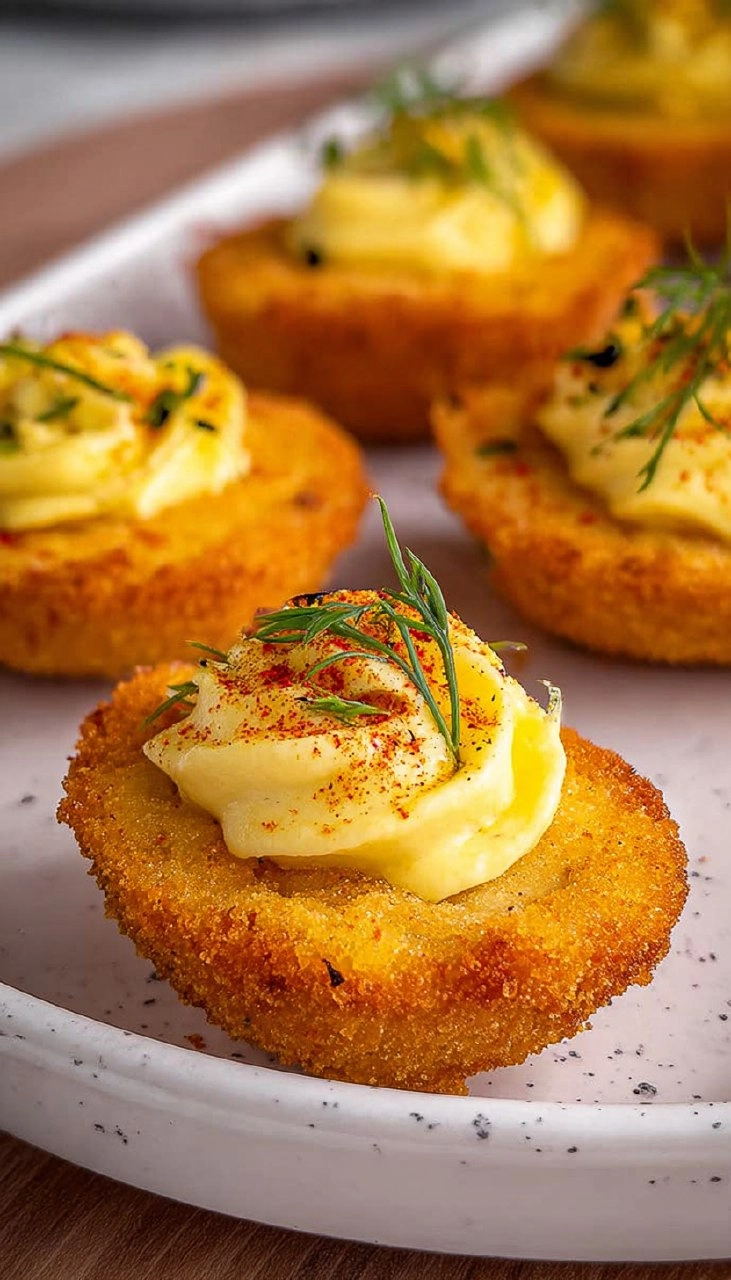 Fried Deviled Eggs