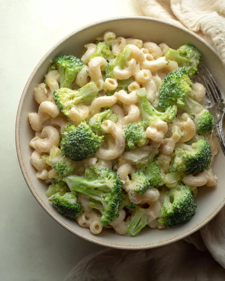Sharp-White-Mac-and-Cheese-with-Broccoli-High-Protein-Recipe